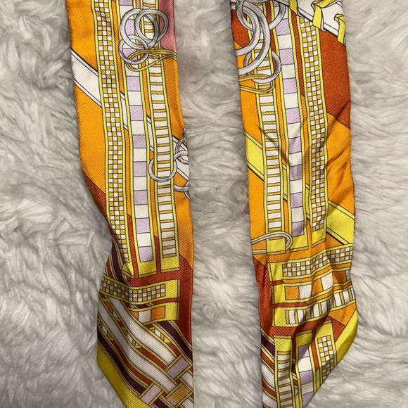 Hermes Brides Et Gris-Gris Bandeau - Picture 9 of 13